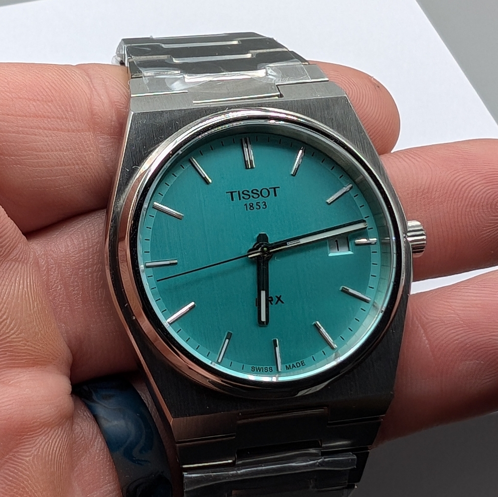 Tissot PRX quartz light green